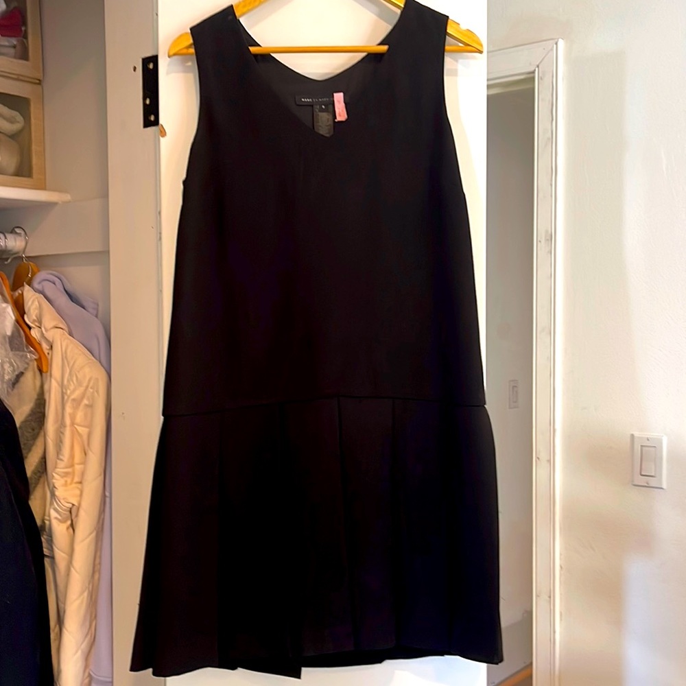Marc by Marc Jacobs dropped waist black dress.